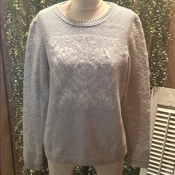 LOFT Sweaters - LOFT Light Gray Women's Sweater